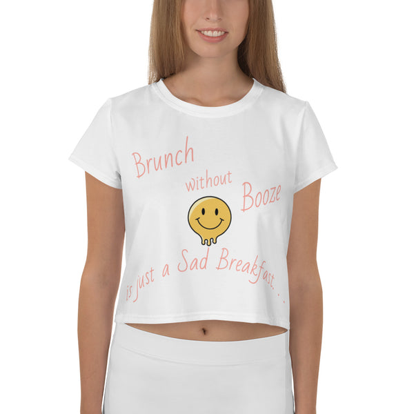 Brunch without Booze Crop Top